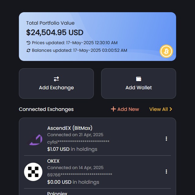 CoinSyncer Screenshot